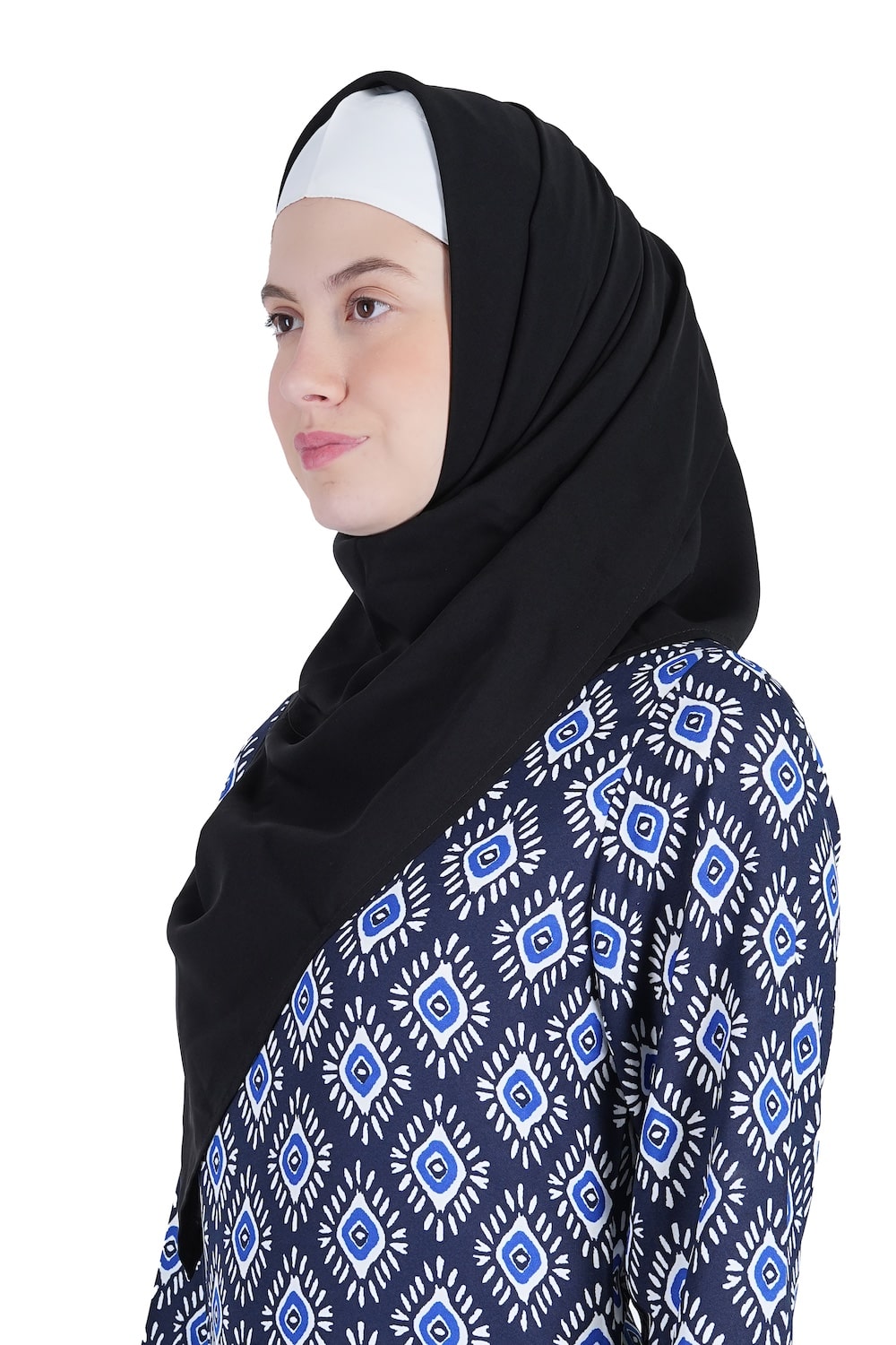 Printed Crepe Abaya AYP-538