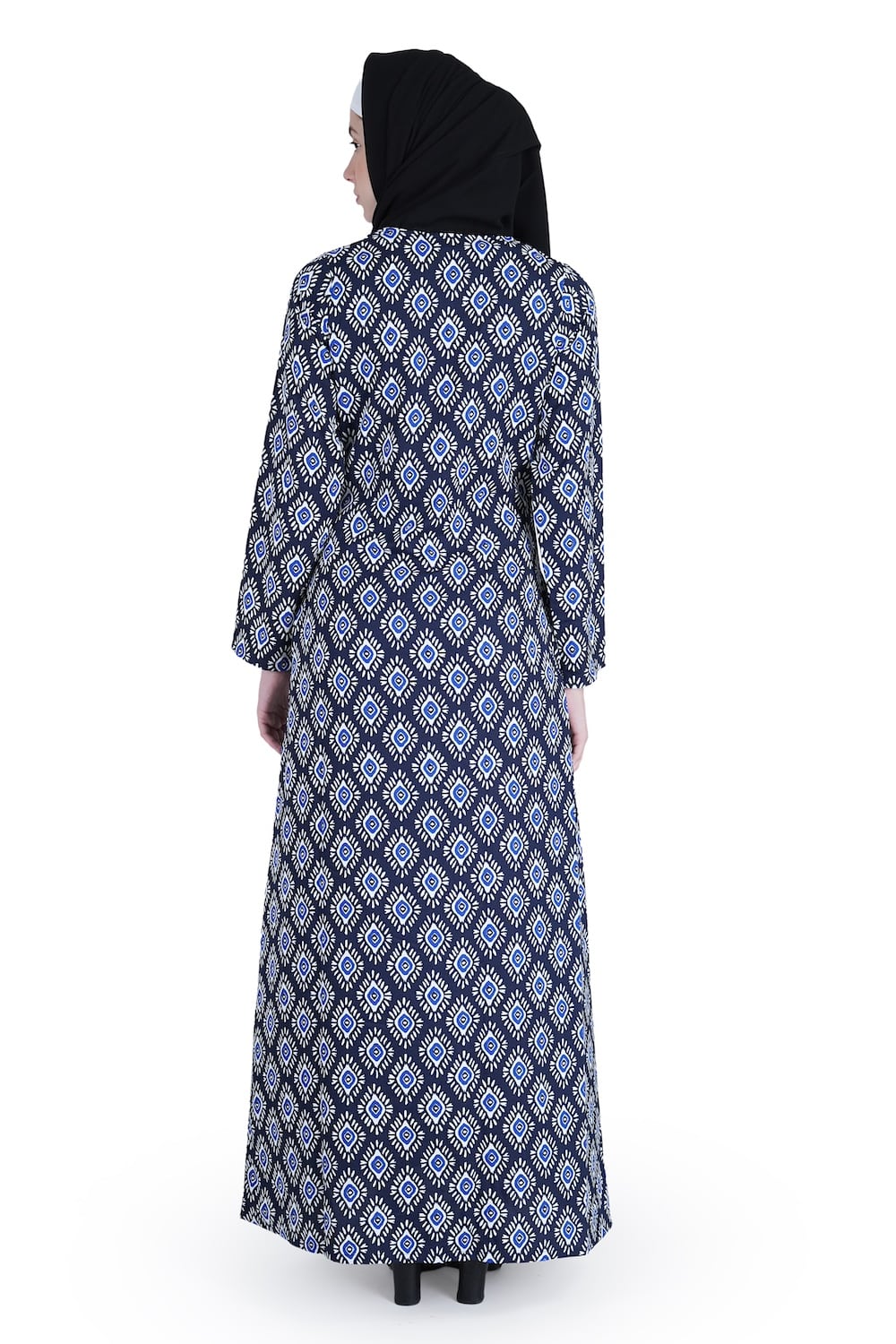 Printed Crepe Abaya AYP-538