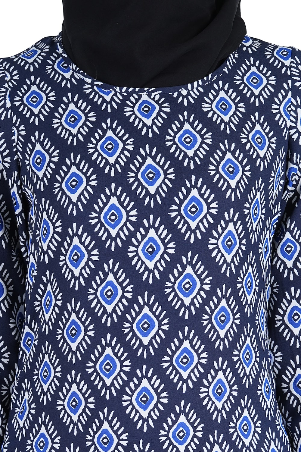 Printed Crepe Abaya AYP-538