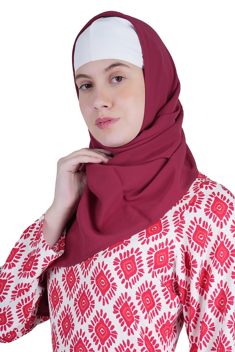 Printed Crepe Abaya AYP-554