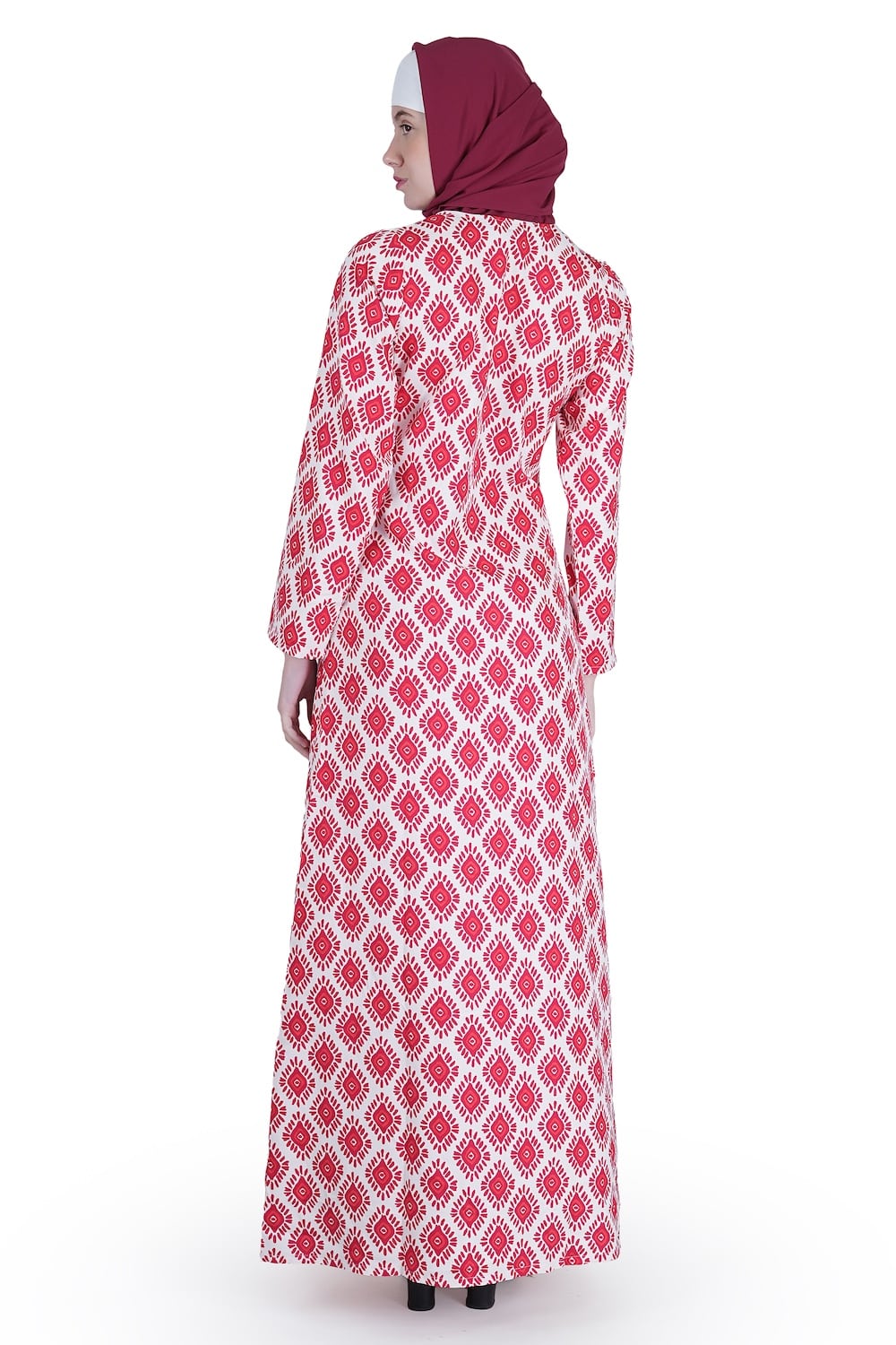 Printed Crepe Abaya AYP-554