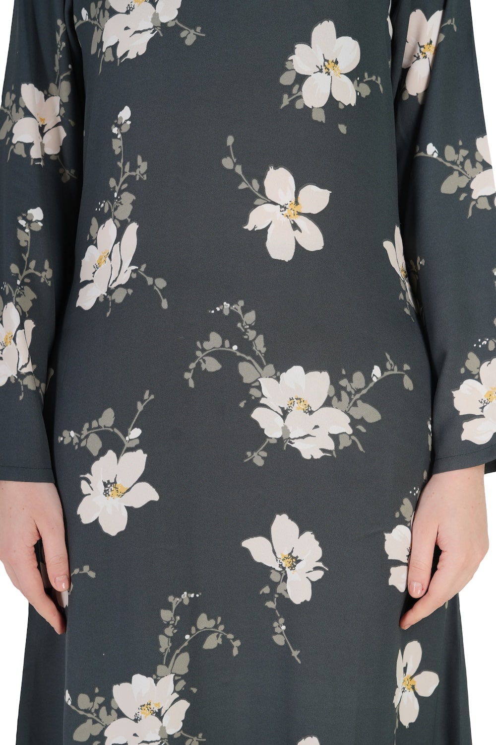 Printed Crepe Abaya AYP-574