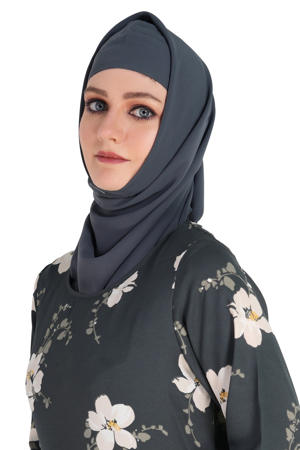 Printed Crepe Abaya AYP-574