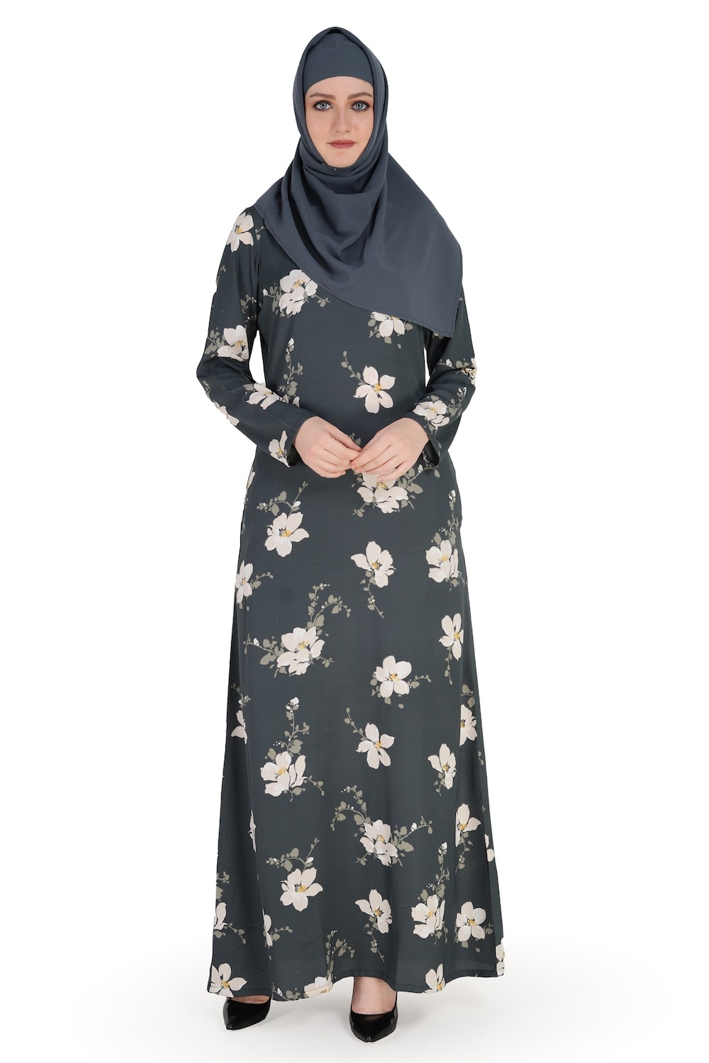Printed Crepe Abaya AYP-574