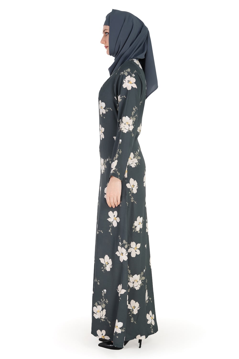Printed Crepe Abaya AYP-574