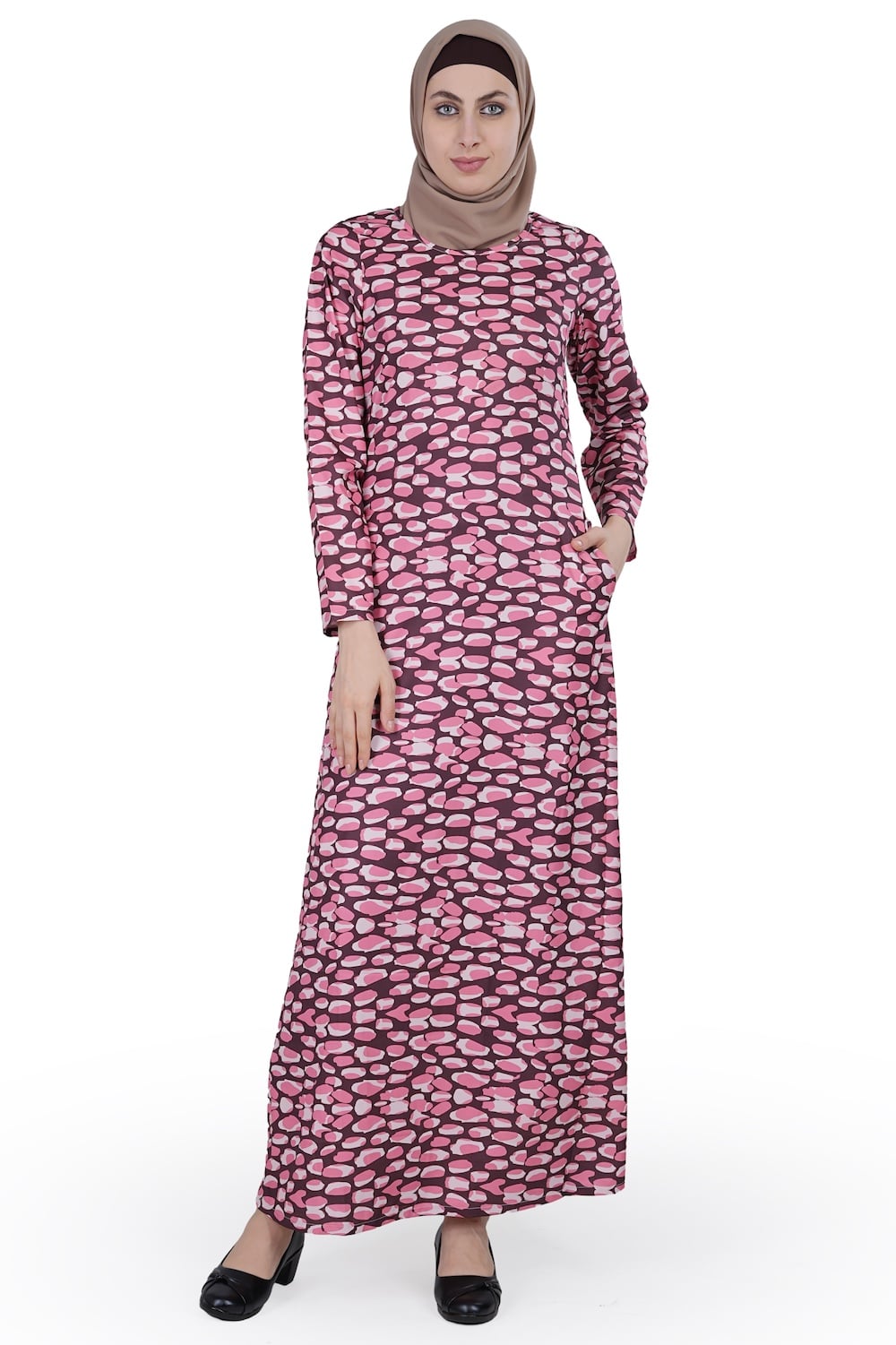 Printed Crepe Abaya AYP-580