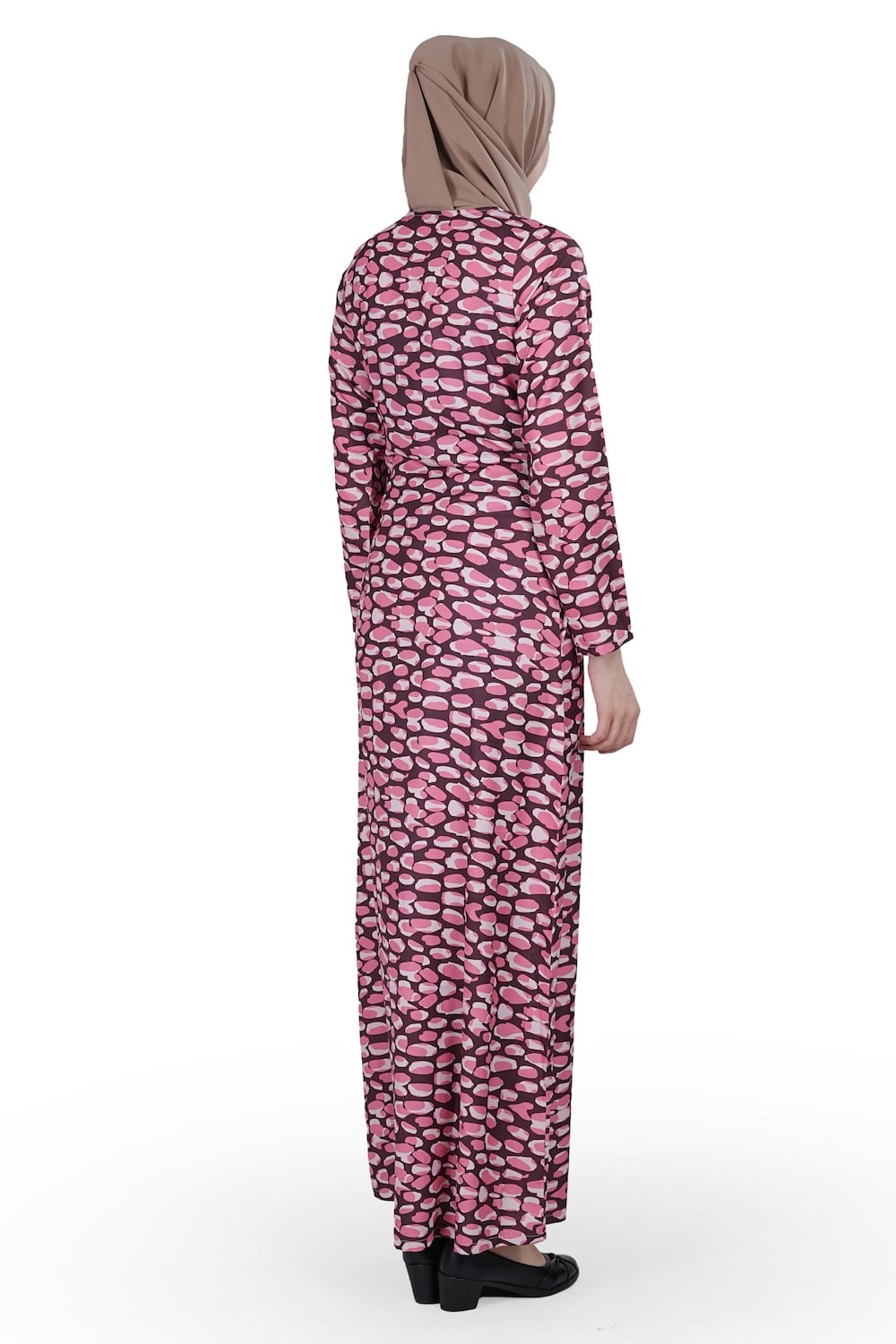 Printed Crepe Abaya AYP-580