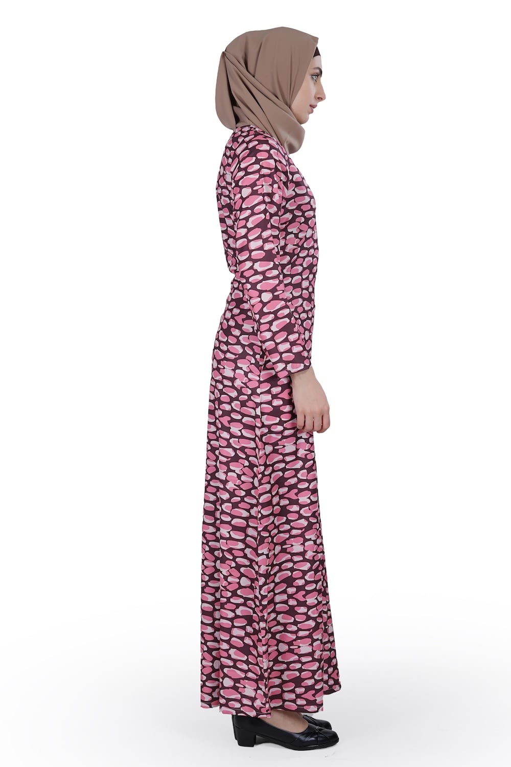Printed Crepe Abaya AYP-580
