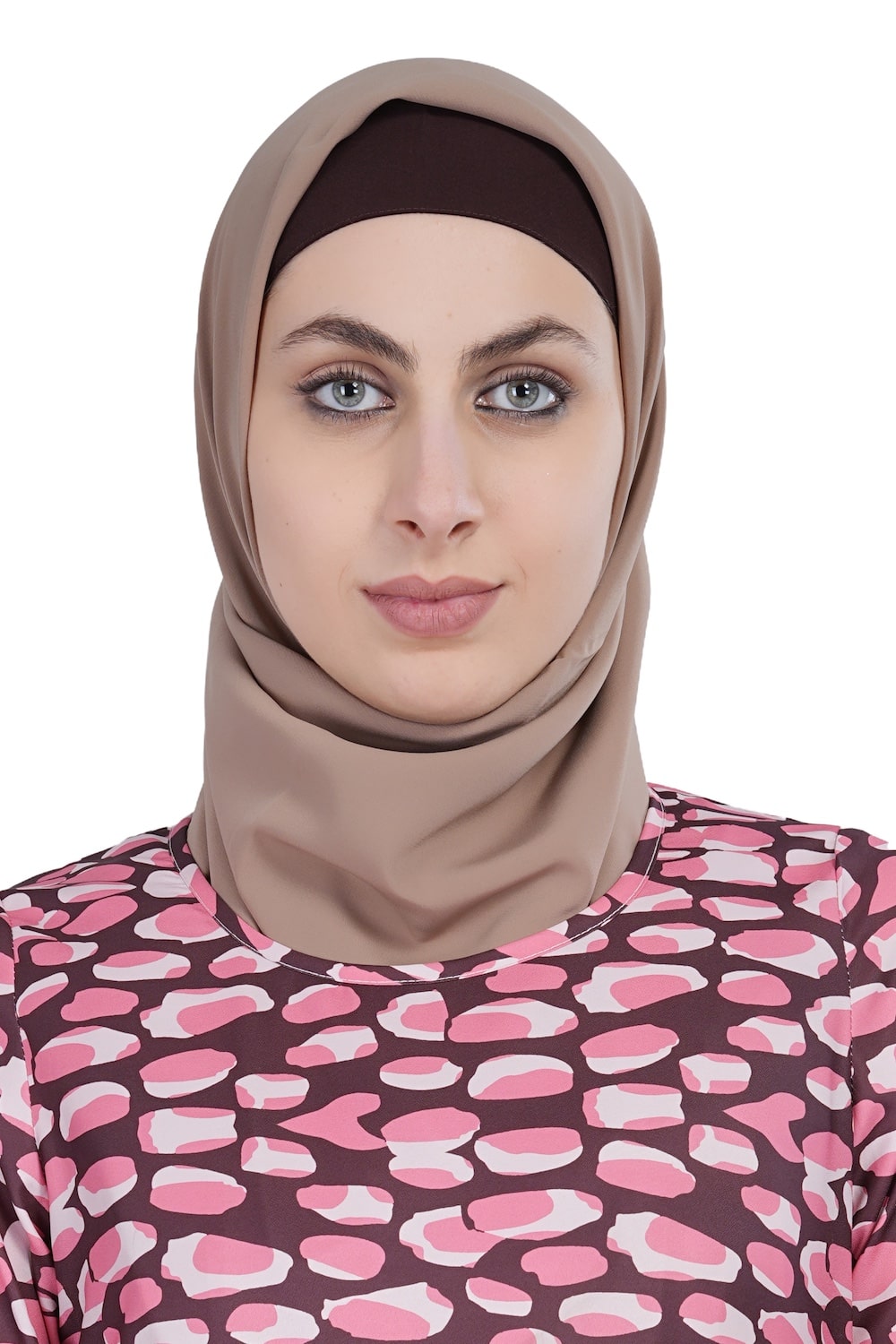 Printed Crepe Abaya AYP-580