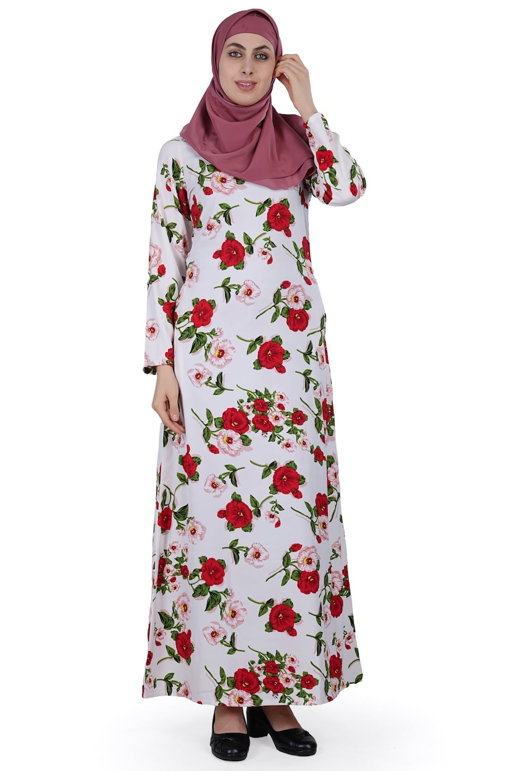 Printed Crepe Abaya AYP-582