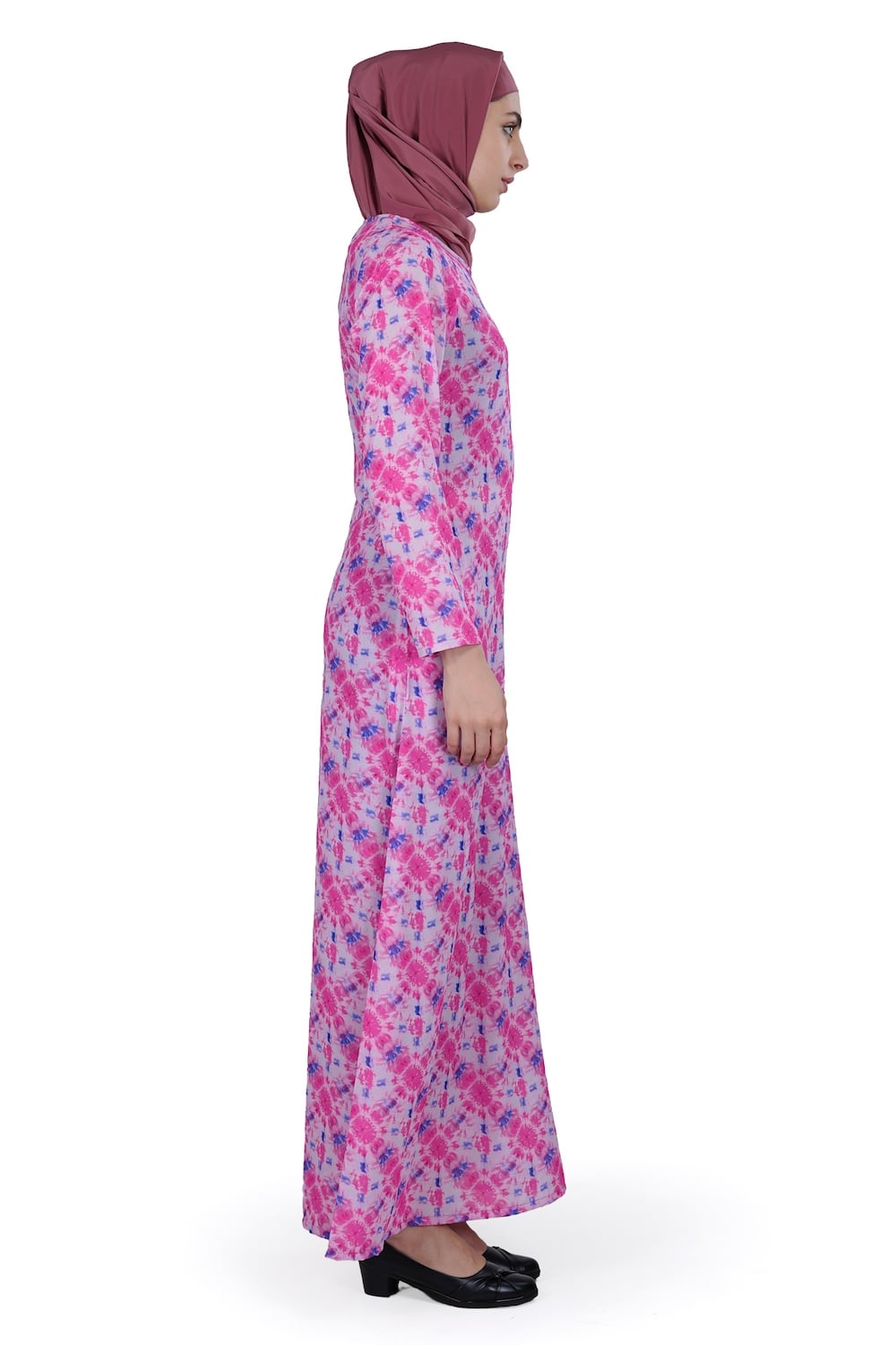 Printed Crepe Abaya AYP-584