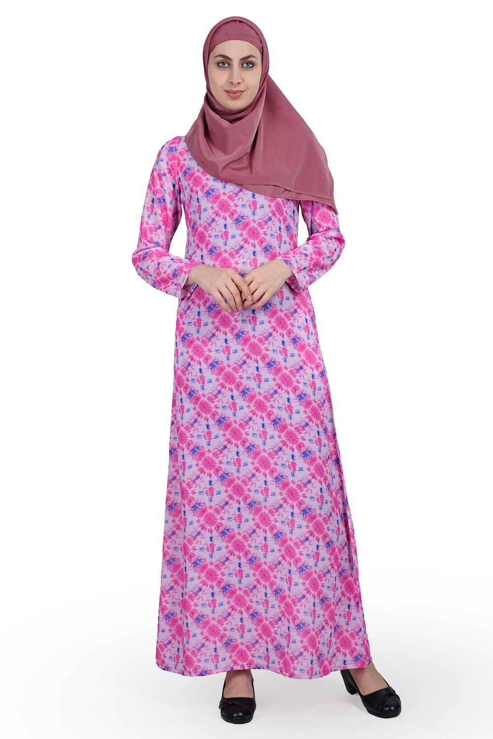 Printed Crepe Abaya AYP-584