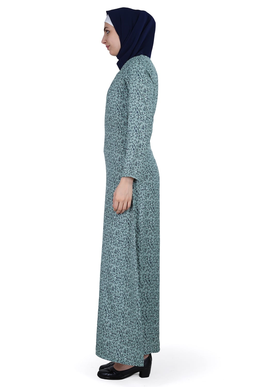 Printed Crepe Abaya AYP-589