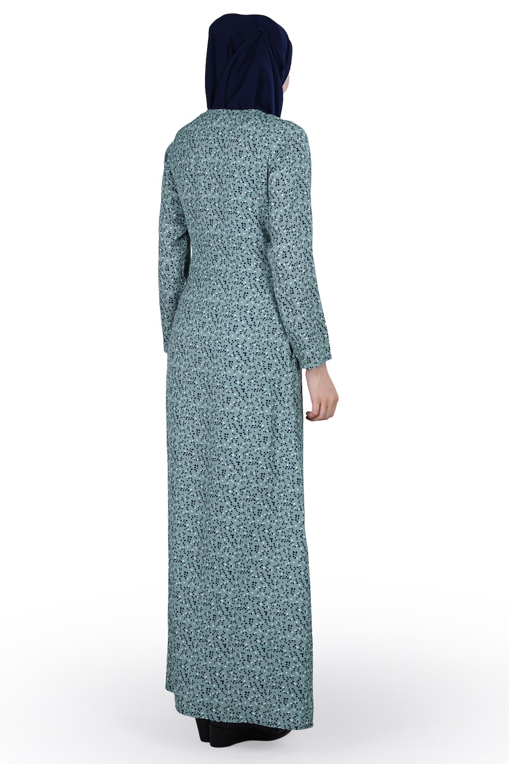 Printed Crepe Abaya AYP-589