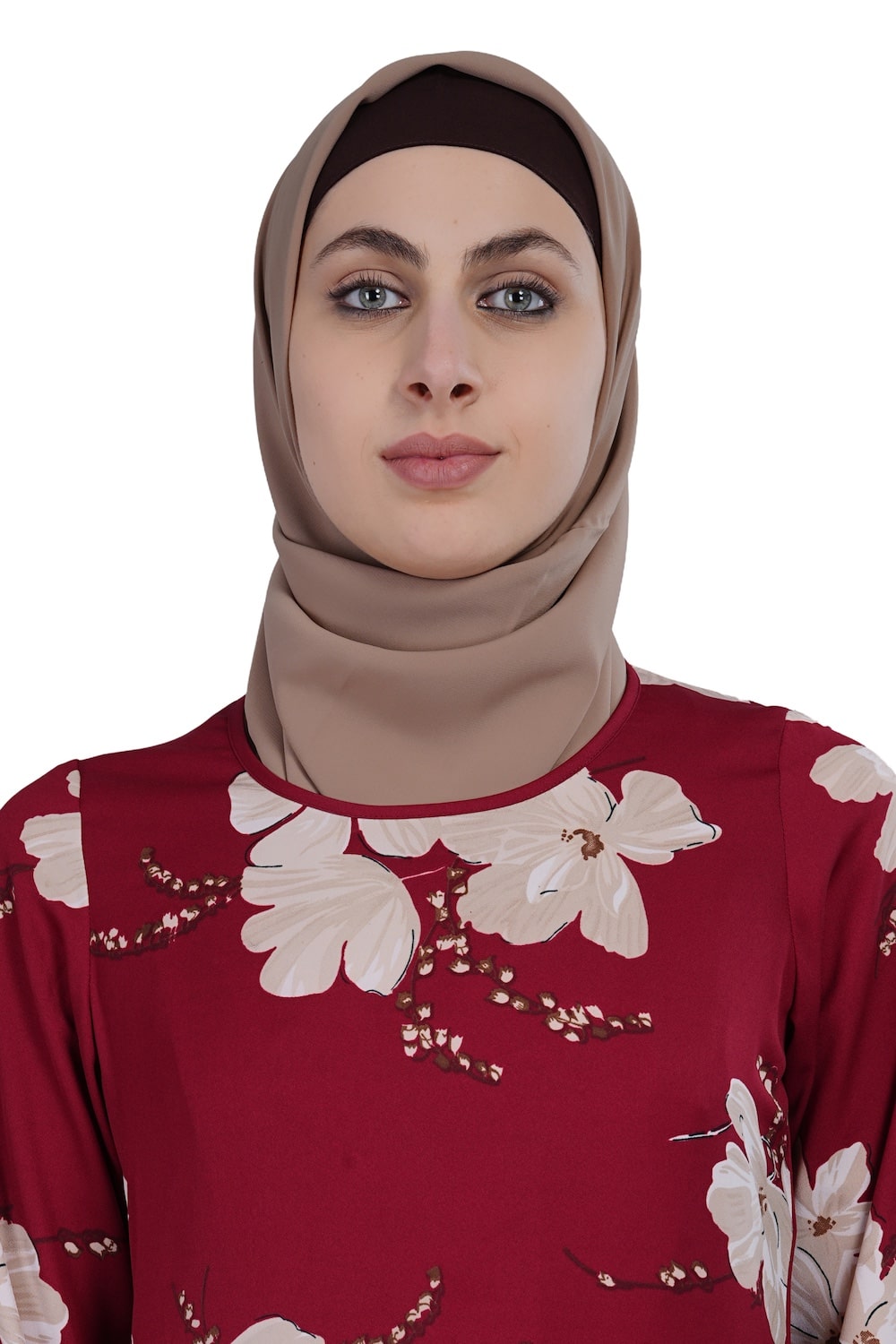 Printed Crepe Abaya AYP-598