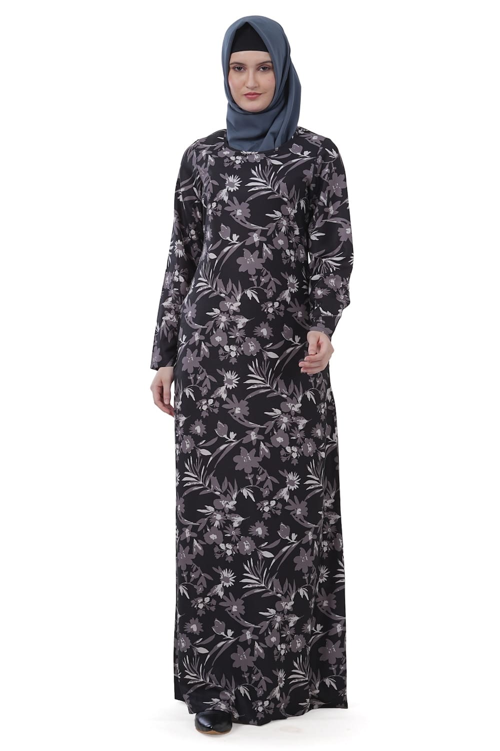 Printed Crepe Abaya AYP-607
