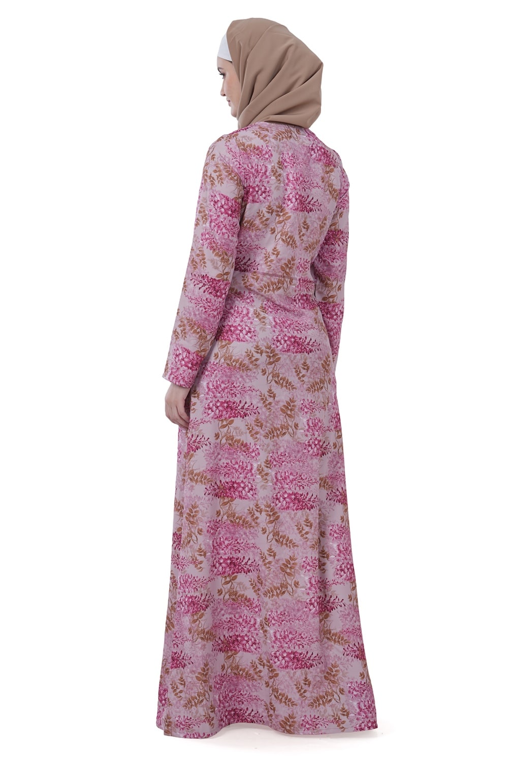Printed Crepe Abaya AYP-609
