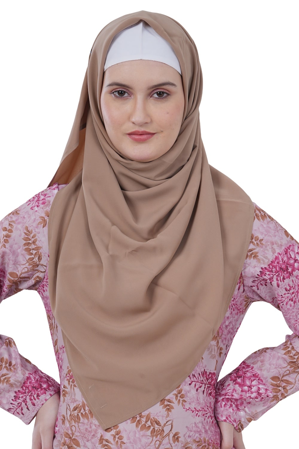 Printed Crepe Abaya AYP-609