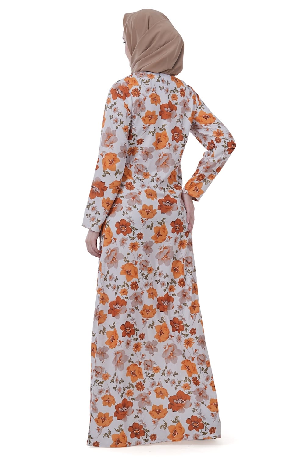Printed Crepe Abaya AYP-610