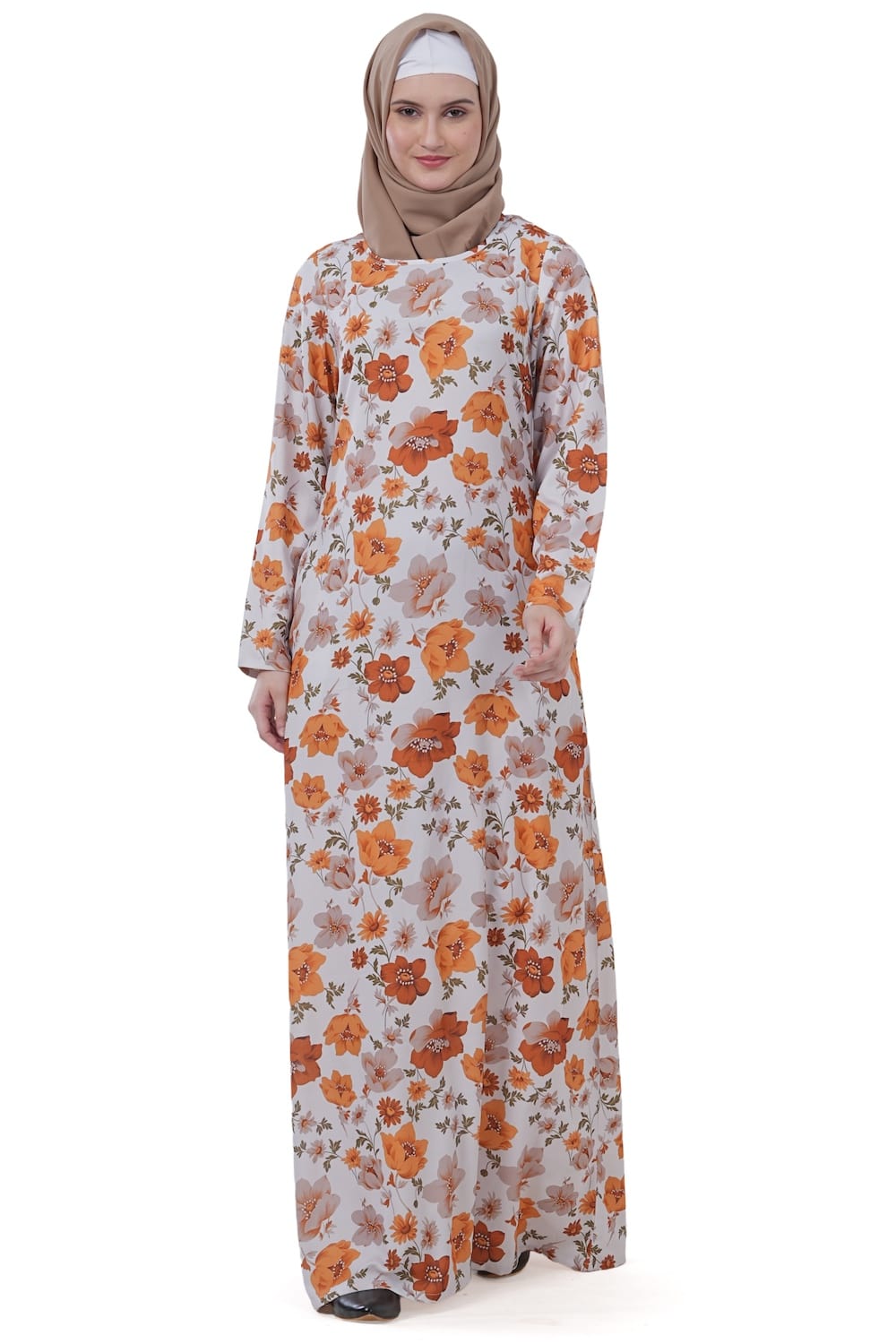 Printed Crepe Abaya AYP-610