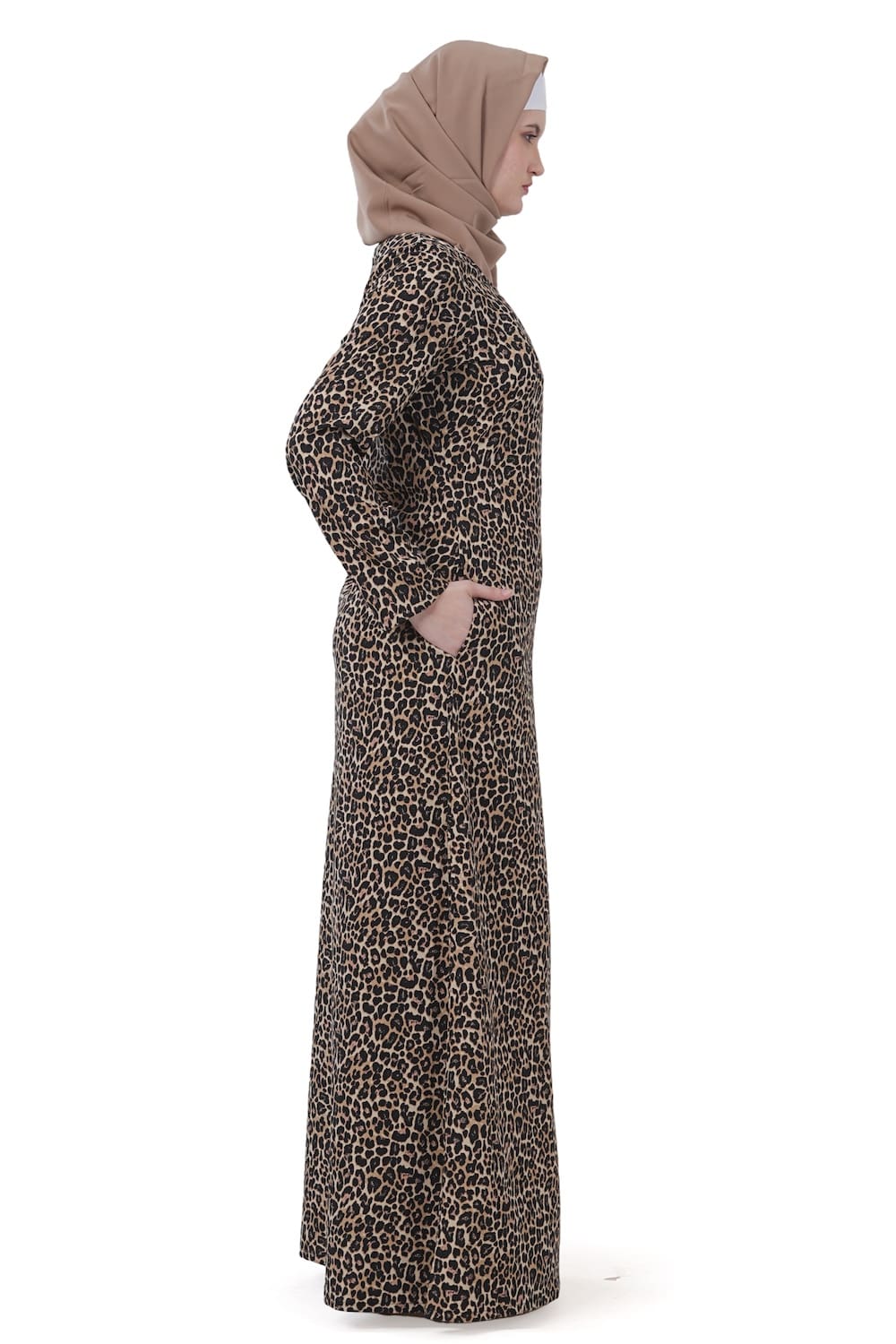 Printed Crepe Abaya AYP-612