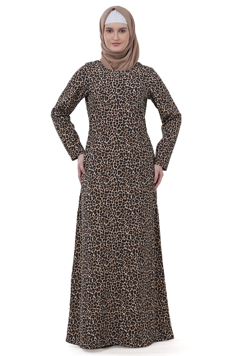Printed Crepe Abaya AYP-612