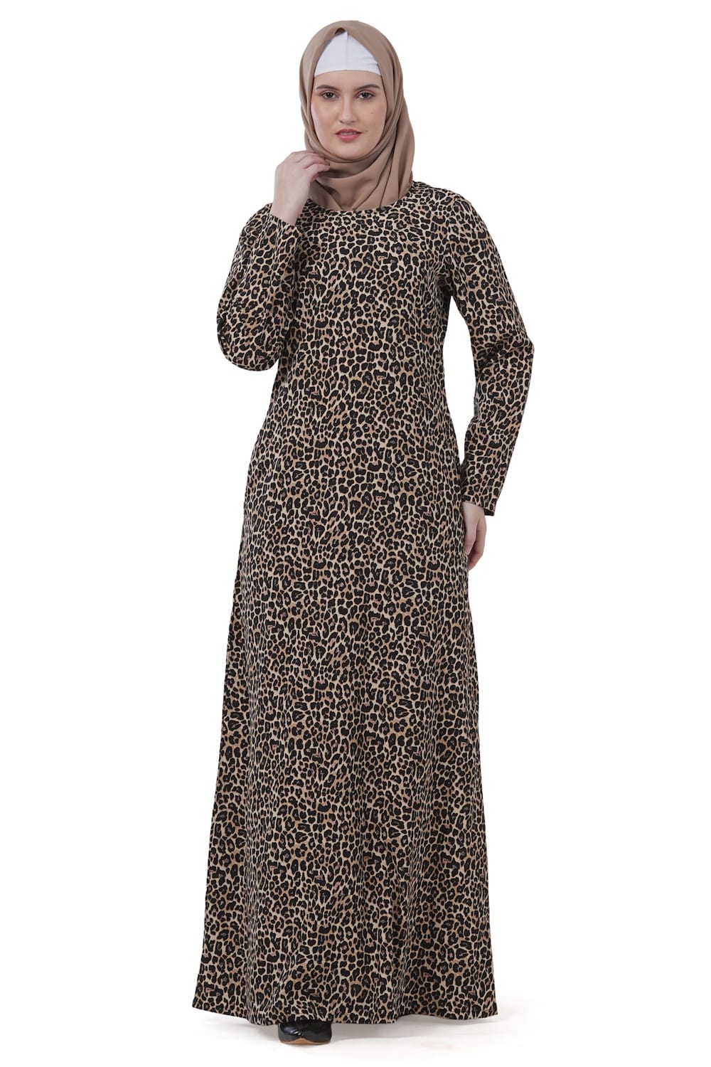 Printed Crepe Abaya AYP-612