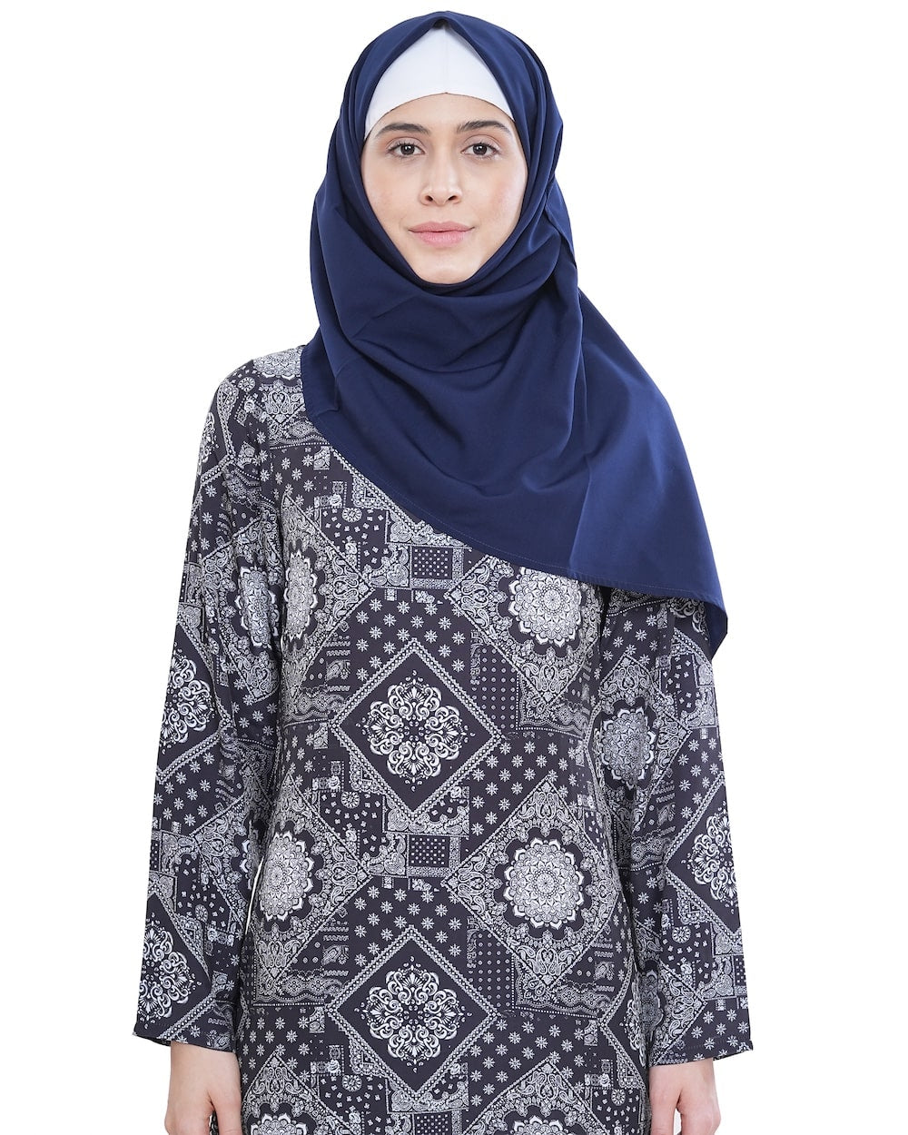 Printed Crepe Abaya AYP-618