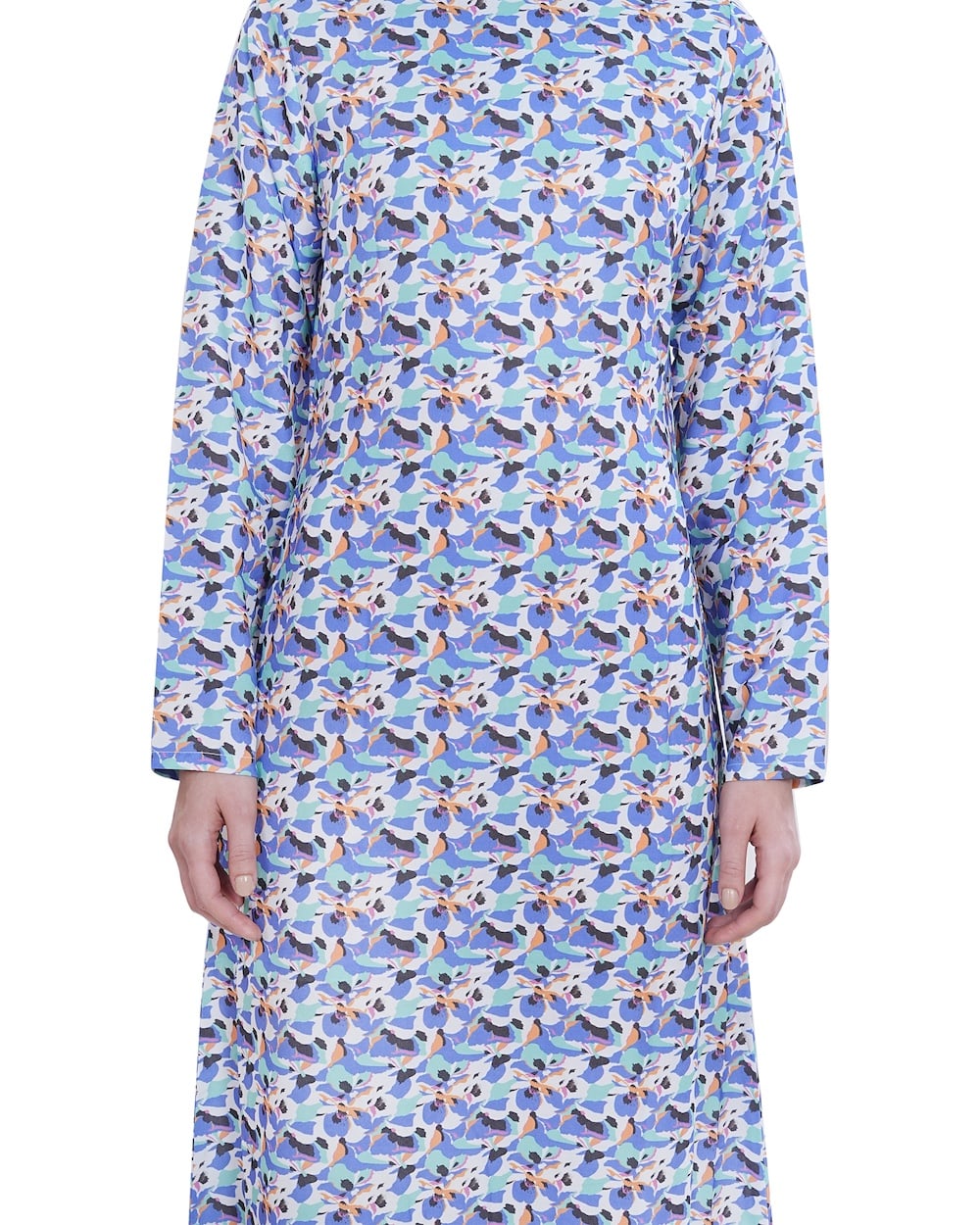 Printed Crepe Abaya AYP-619
