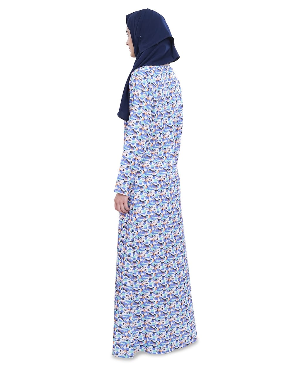 Printed Crepe Abaya AYP-619