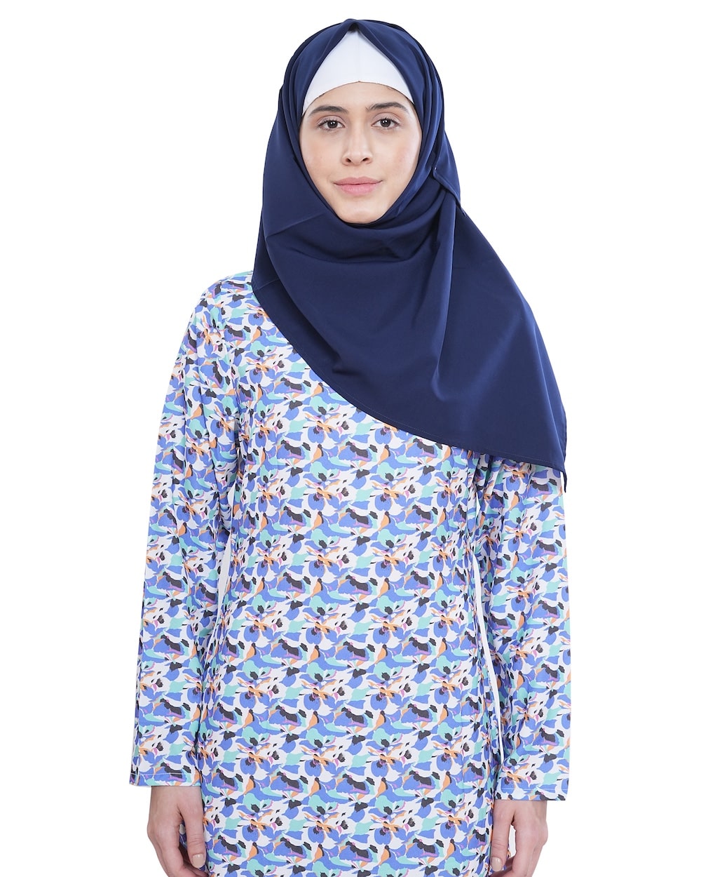 Printed Crepe Abaya AYP-619