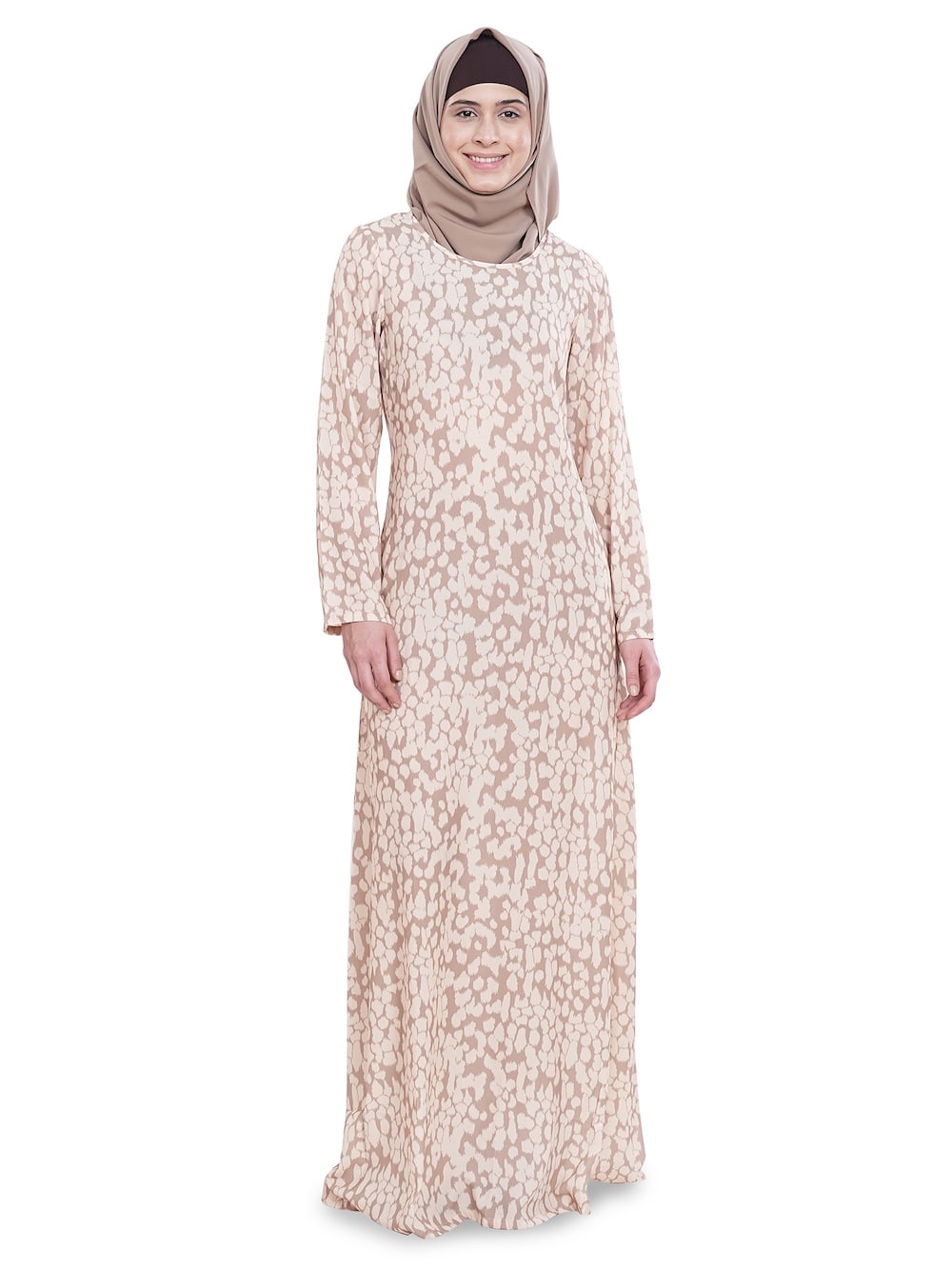 Printed Crepe Abaya AYP-620