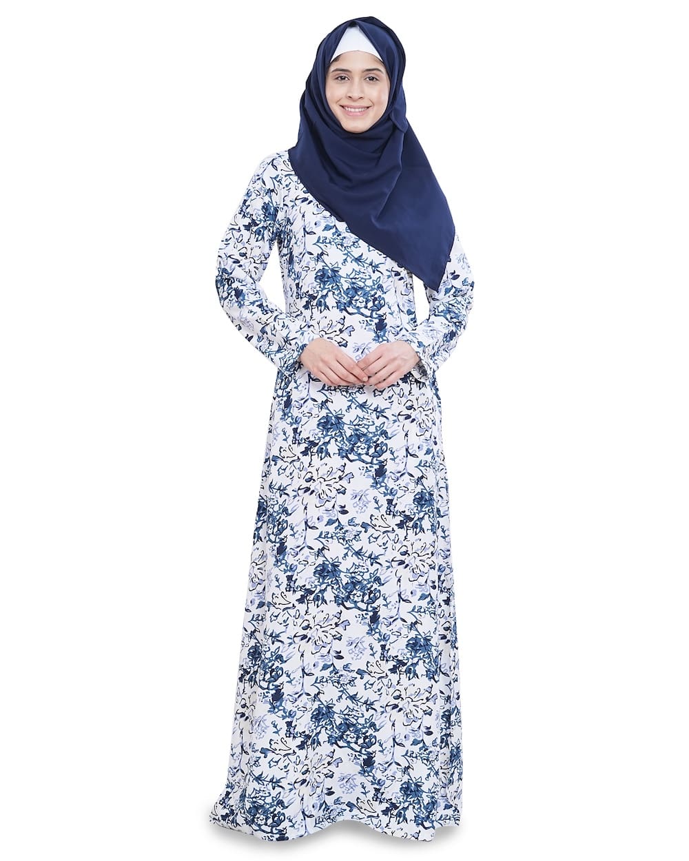 Printed Crepe Abaya AYP-621