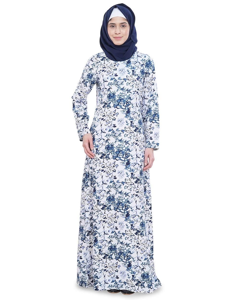 Printed Crepe Abaya AYP-621
