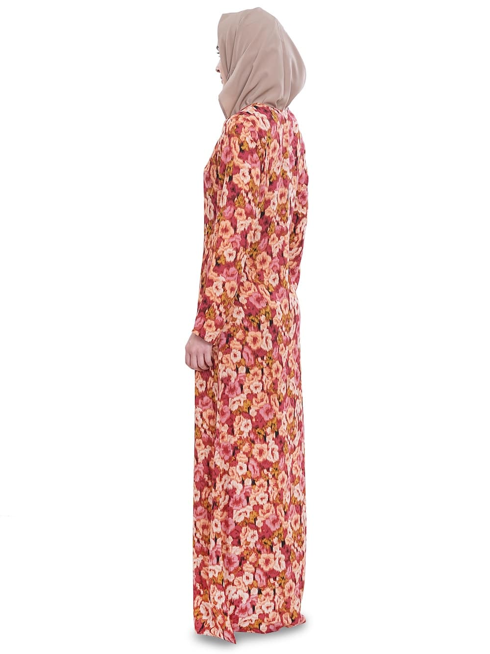 Printed Crepe Abaya AYP-622