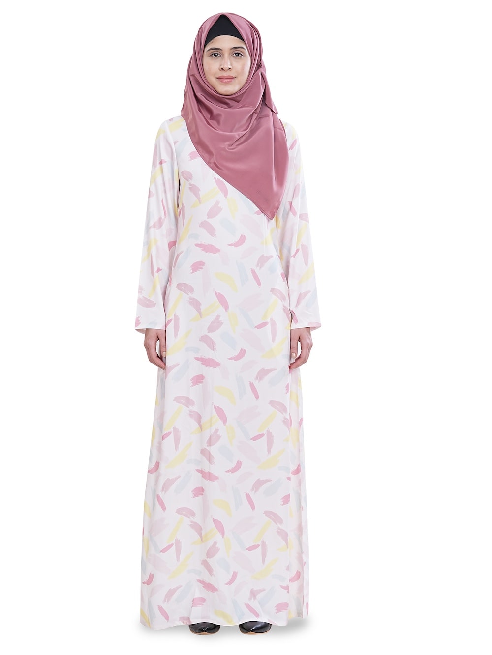 Printed Crepe Abaya AYP-623