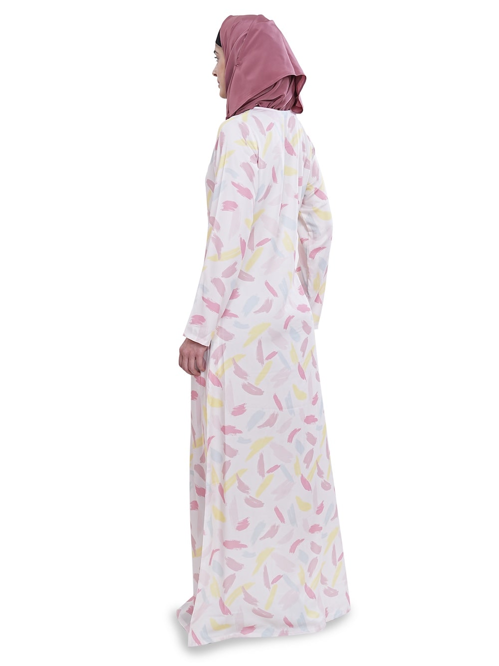 Printed Crepe Abaya AYP-623