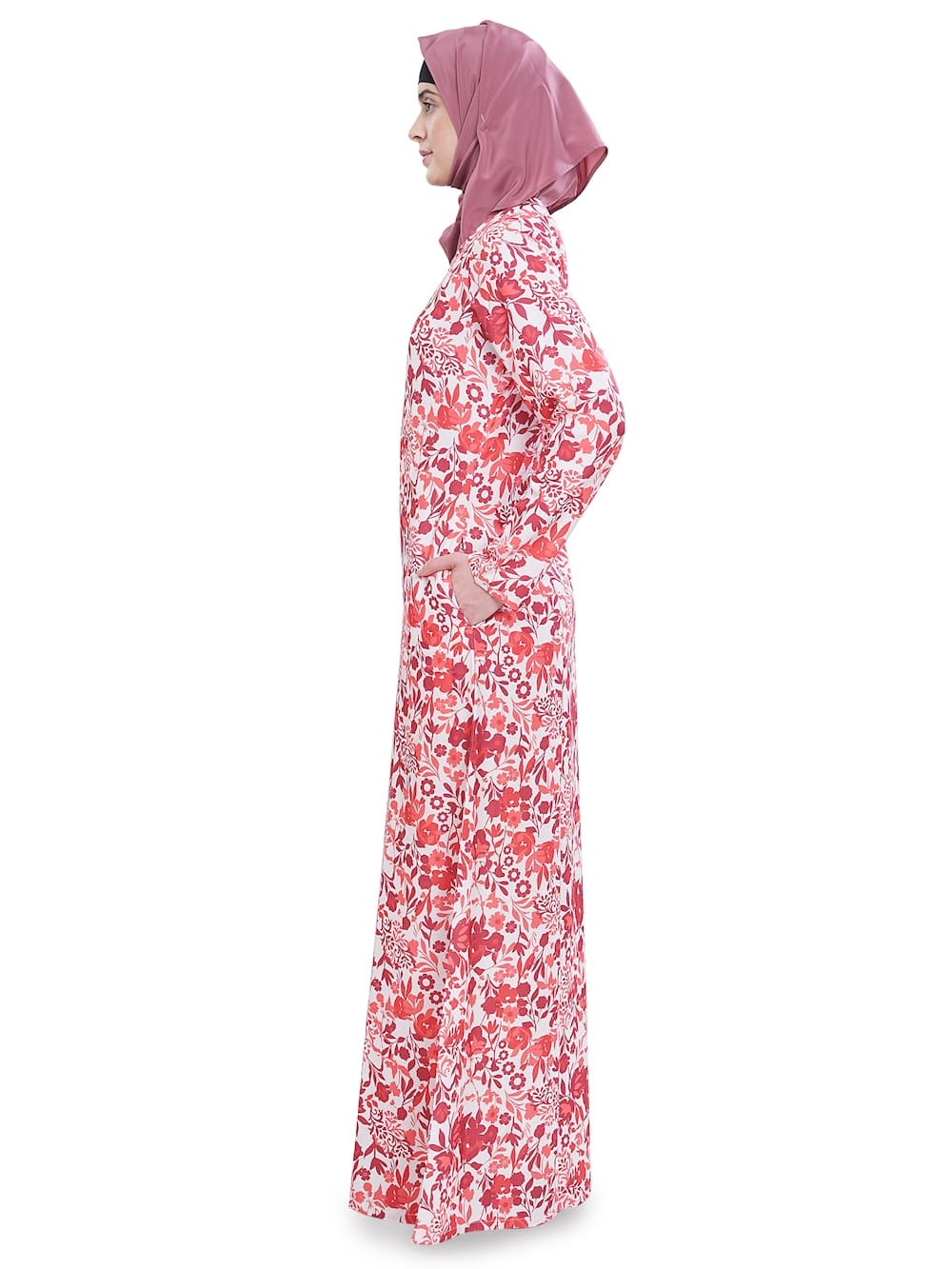 Printed Crepe Abaya AYP-624