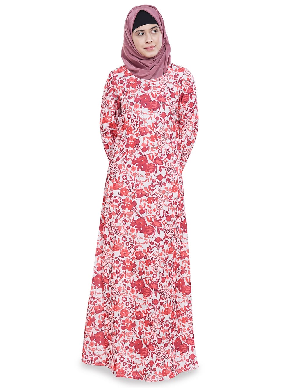 Printed Crepe Abaya AYP-624