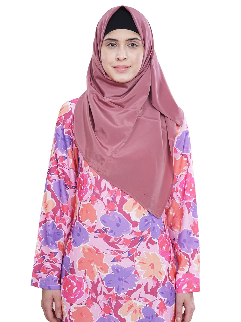 Printed Crepe Abaya AYP-625