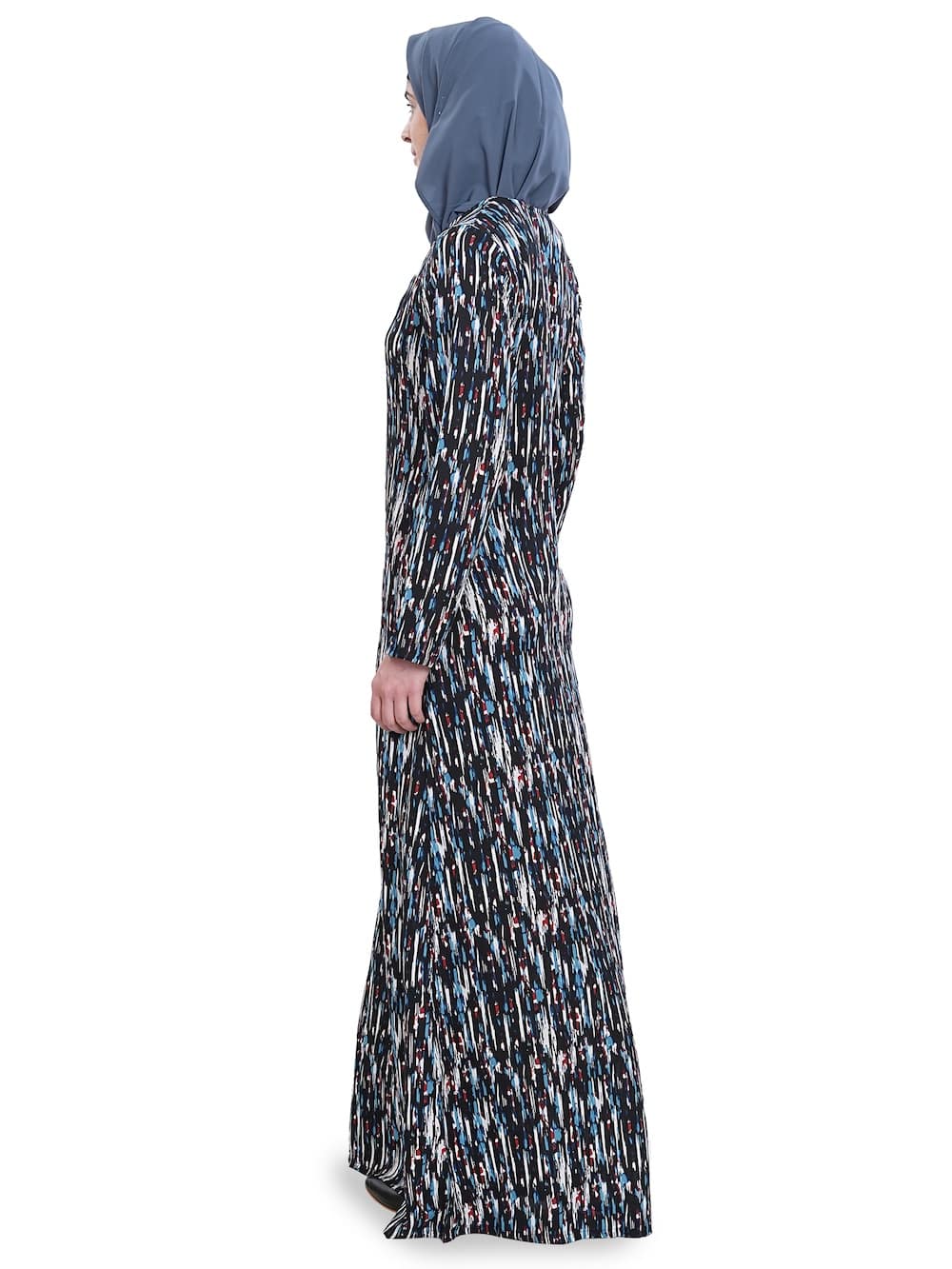 Printed Crepe Abaya AYP-626