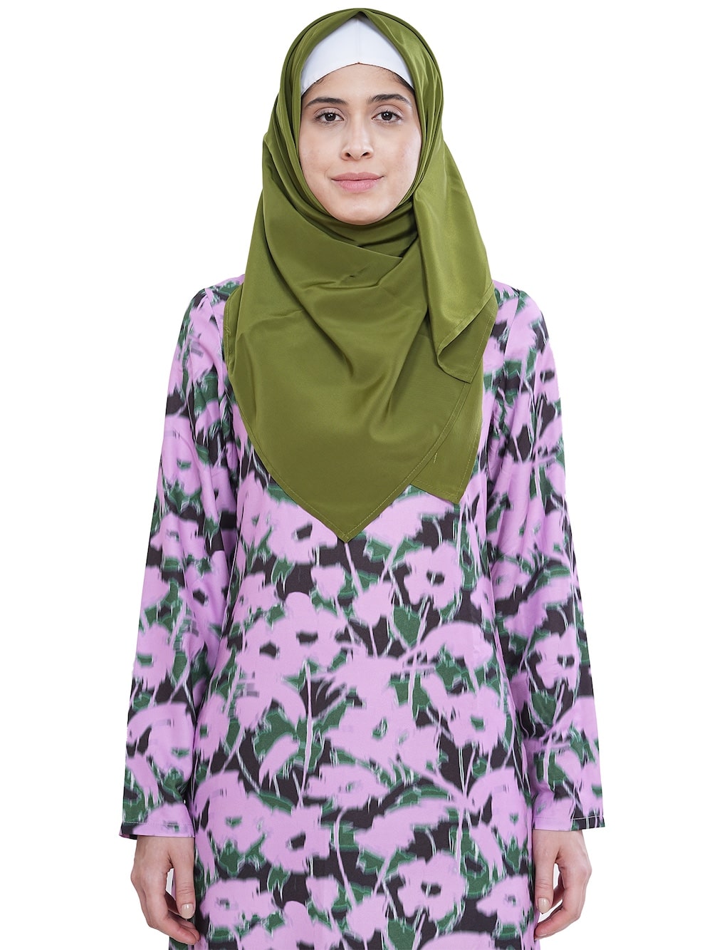 Printed Crepe Abaya AYP-627