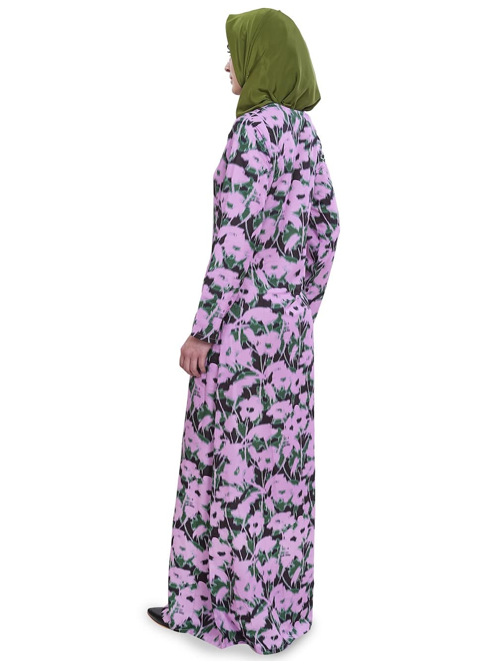 Printed Crepe Abaya AYP-627