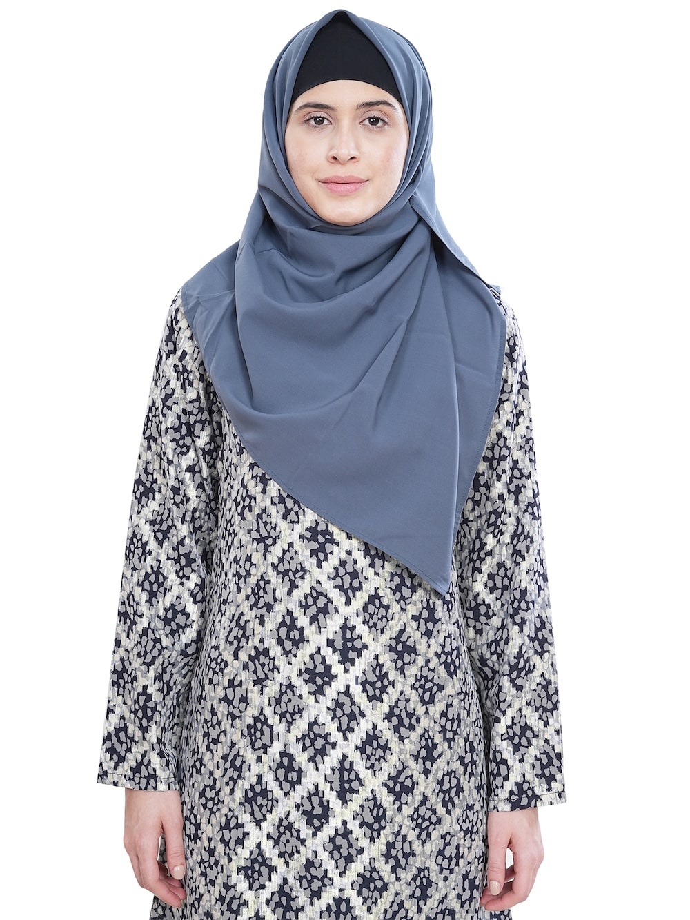 Printed Lurex Georgette Dual Layer Abaya AYG-063