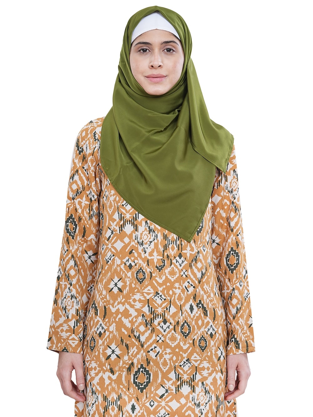 Printed Crepe Abaya AYP-629