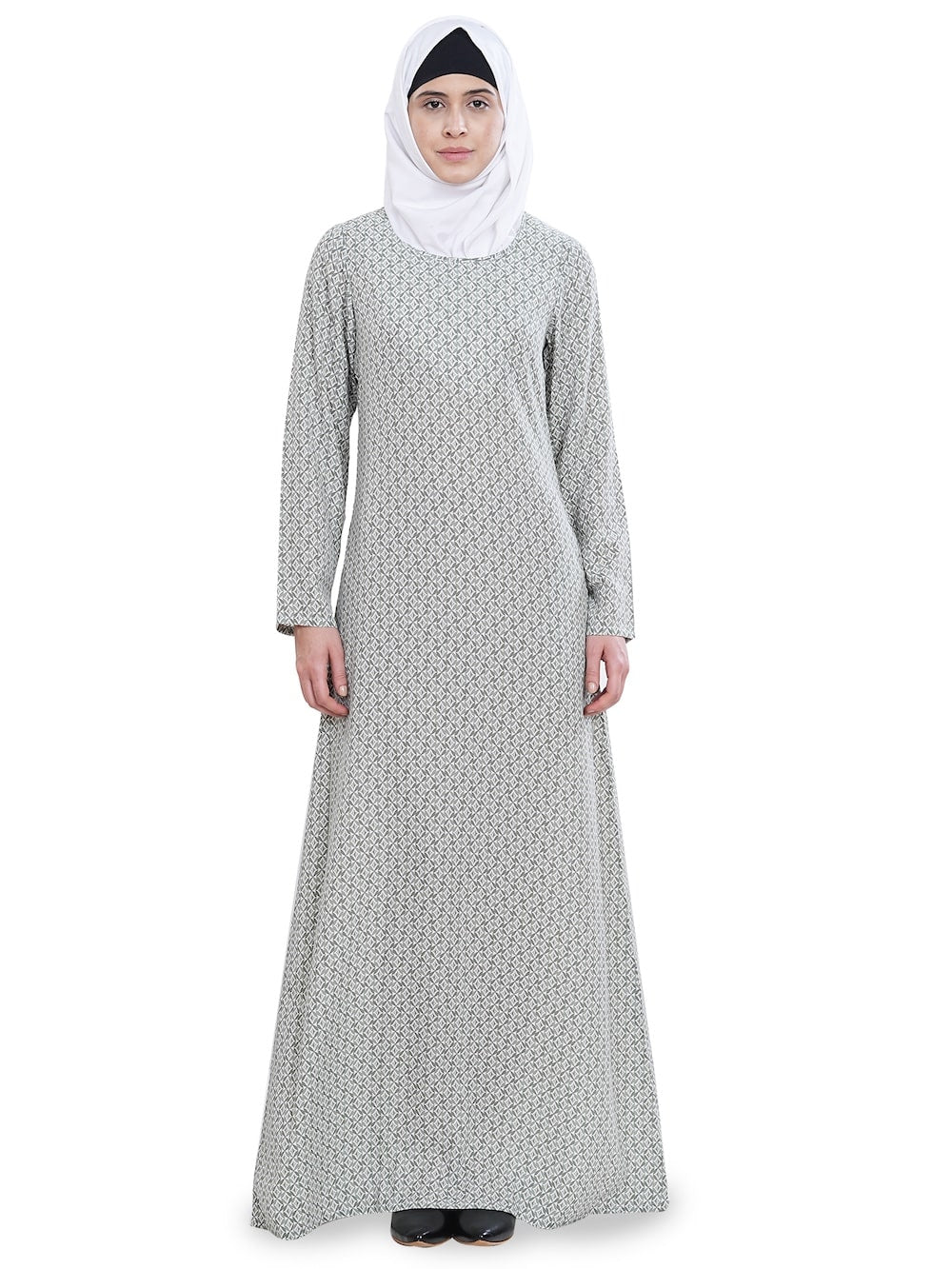 Printed Crepe Abaya AYP-630