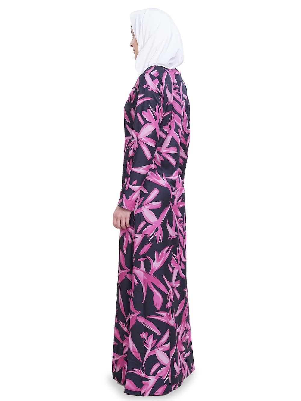 Printed Crepe Abaya AYP-631