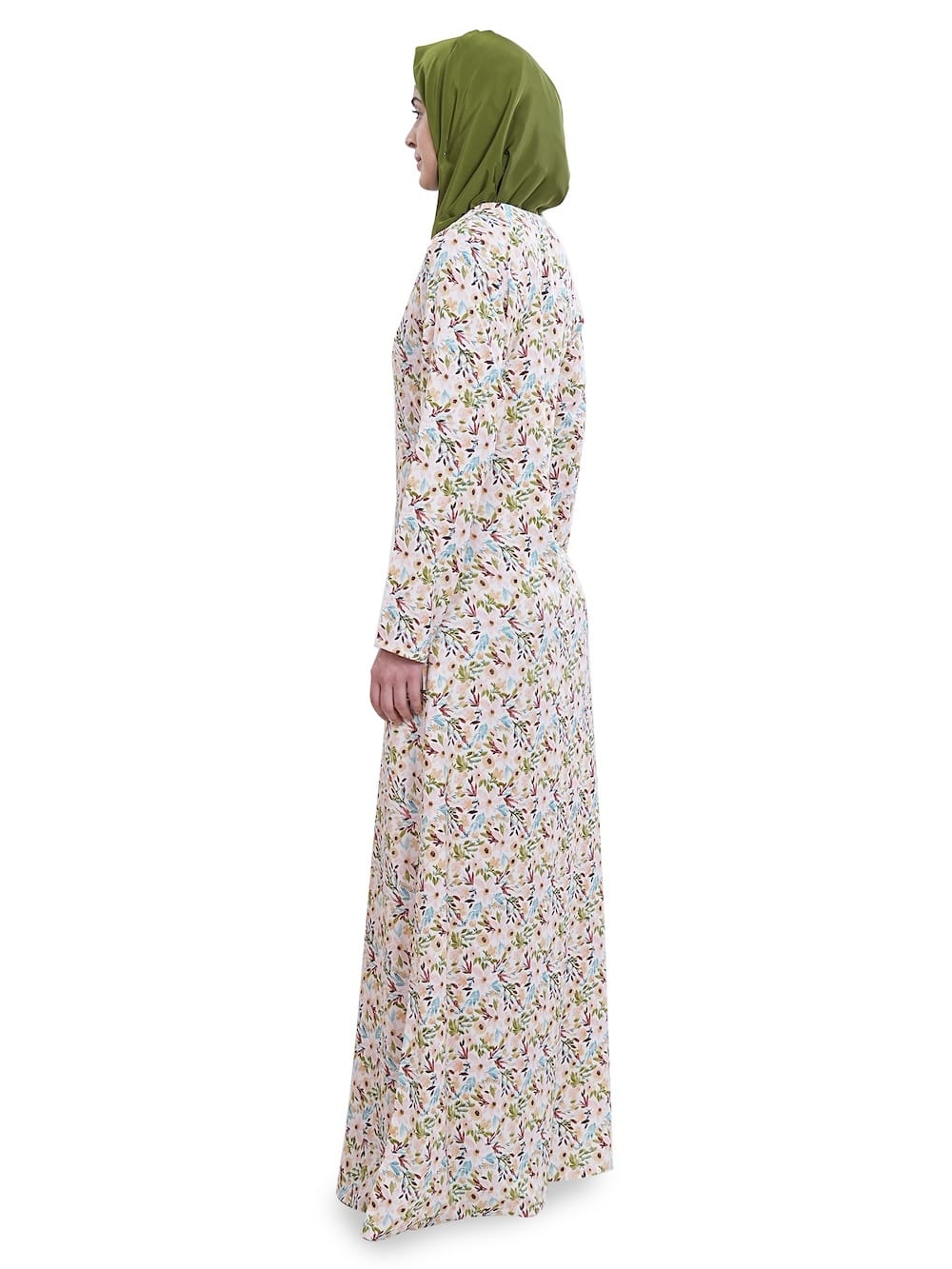 Printed Crepe Abaya AYP-632