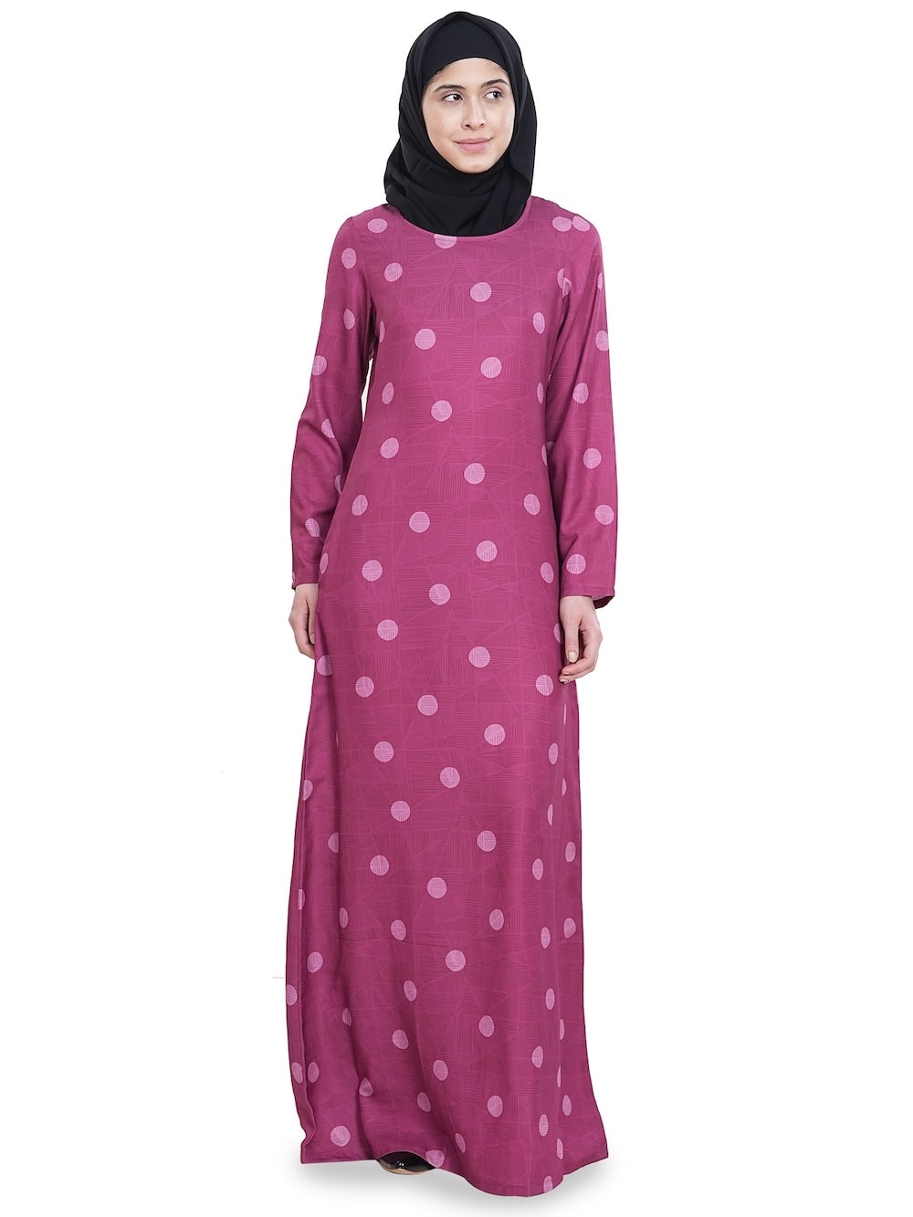 Printed Crepe Abaya AYP-634