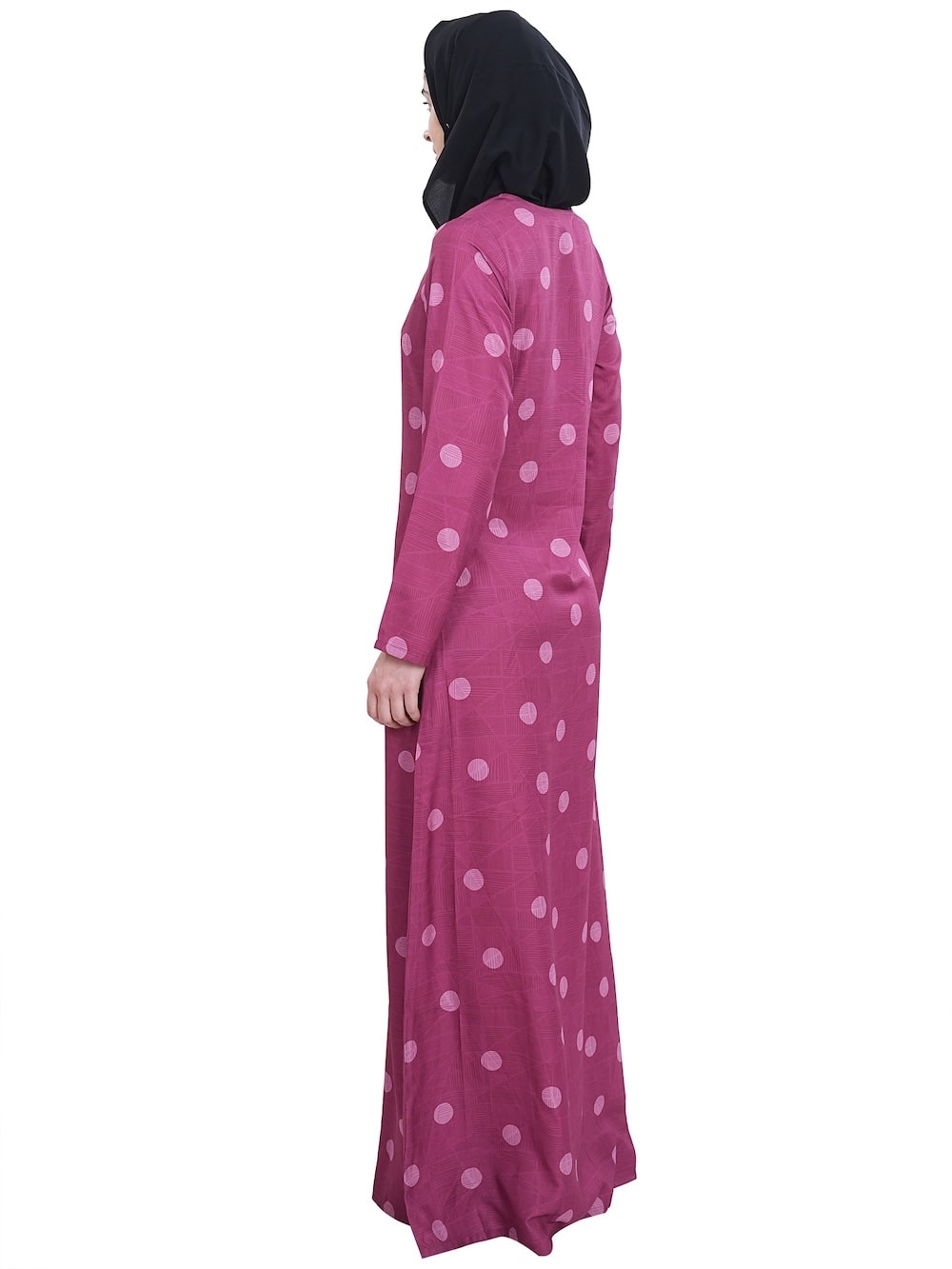 Printed Crepe Abaya AYP-634